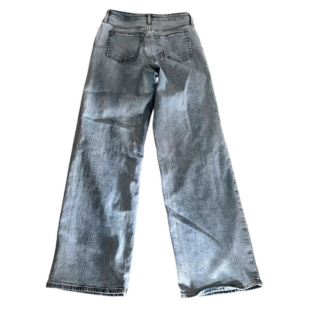 Free Assembly Womens Wide Leg High Rise Jeans Light Wash Blue Denim Size 4 - Picture 2 of 5